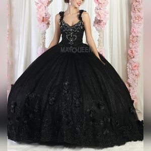 Prom dress, hunter, gold, blue, black